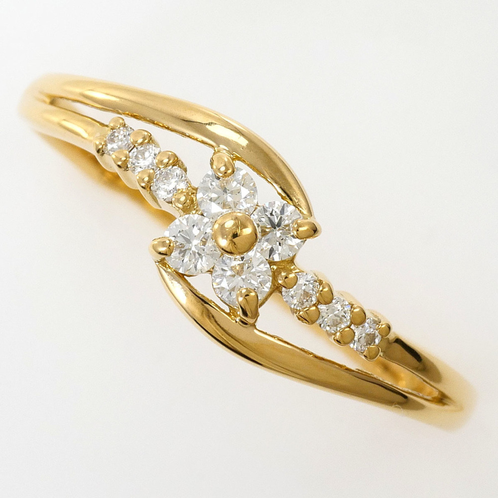 VINTAGE 18k Gold Diamond Ring